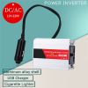 DC AC Car Power Inverter 12V 220V 300W Converter Adapter DC 12V to AC 220V with Battery Clip For Home Solar Appliances Outdoors - B - 12V