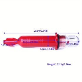 1pc Fishing Light Beacon Lamp Indicator Signal Light Lure Accessory Buoy Underwater Fish Lamp Fishing; 9.84in/25cm; Without Battery - 1pc