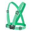 1pc Highlight Reflective Straps; Clothing Adjustable Safety Vest; Elastic Band For Adults And Children; Night Running Riding Gear - Grass Green