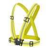 1pc Highlight Reflective Straps; Clothing Adjustable Safety Vest; Elastic Band For Adults And Children; Night Running Riding Gear - Yellow