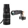 1pc HD Monocular Telescope; 16X52 Compact High Definition Scope For Phone Brid Watching Hunting Hiking Concert Traveling Super Foot Bowl - Telescope +