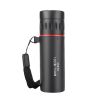30x25 Monocular Telescope For Travel Hunting Waterproof 10X Scope; Mini Portable Zoom Scope - Black