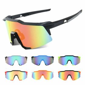Cycling Windproof Sunglasses Riding Bike Goggles Biker MTB Outdoor Sports UV400 Random Color - New
