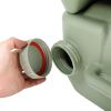 Travel  Outdoor 5 Gallon Camping Portable Toilet, Flush Potty - gray-green