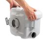 Travel  Outdoor 5 Gallon Camping Portable Toilet, Flush Potty - grey