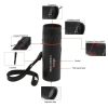30x25 Monocular Telescope For Travel Hunting Waterproof 10X Scope; Mini Portable Zoom Scope - Black