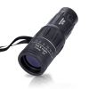 Adjustable Focus Monocular Telescope For Outdoor Navigation Hunting Bird Watching Super Foot Bowl Game Watching - Black