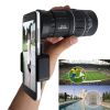 Adjustable Focus Monocular Telescope For Outdoor Navigation Hunting Bird Watching Super Foot Bowl Game Watching - Black