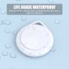 Mini GPS Anti-lost Device Item Positioning Anti-lost Security Alarm Device GPS Tracker For Pet Children Key Work With Find My - White