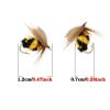 5/10/25pcs Artificial Bumblebee Fly Fishing Lures Baits Trout Bionic Flies For Trout Fishing - 5Pcs(No Box)