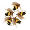 5/10/25pcs Artificial Bumblebee Fly Fishing Lures Baits Trout Bionic Flies For Trout Fishing - 25Pcs(with Box)