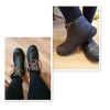 Waterproof Shoe Cover; Reusable Non-Slip Foldable Outdoor Overshoes For Rainy Days - White - 8.0