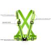 1pc Highlight Reflective Straps; Clothing Adjustable Safety Vest; Elastic Band For Adults And Children; Night Running Riding Gear - Black