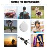 Mini GPS Anti-lost Device Item Positioning Anti-lost Security Alarm Device GPS Tracker For Pet Children Key Work With Find My - White