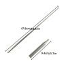 1pc Collapsible Stainless Steel Blow Fire Tool For Outdoor Camping Hiking Barbecue Survival Gadgets - Black