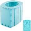 1pc Portable Folding Toilet Urinal For Camping Travel - Pink
