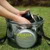 Outdoor Folding Bucket Camping Car Portable Bucket - Green - 20L