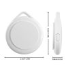 Mini GPS Anti-lost Device Item Positioning Anti-lost Security Alarm Device GPS Tracker For Pet Children Key Work With Find My - White