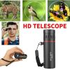 30x25 Monocular Telescope For Travel Hunting Waterproof 10X Scope; Mini Portable Zoom Scope - Black
