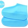Waterproof Shoe Cover; Reusable Non-Slip Foldable Outdoor Overshoes For Rainy Days - Black - 4.0