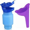 Portable Adult Urinal Outdoor Camping High Quality Travel Urine Car Urination Pee Soft Toilet Urine Help; Toilet For Men Women - Blue