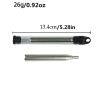 1pc Collapsible Stainless Steel Blow Fire Tool For Outdoor Camping Hiking Barbecue Survival Gadgets - Red