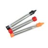 1pc Collapsible Stainless Steel Blow Fire Tool For Outdoor Camping Hiking Barbecue Survival Gadgets - Black
