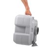 Travel  Outdoor 5 Gallon Camping Portable Toilet, Flush Potty - grey