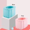 1pc Portable Folding Toilet Urinal For Camping Travel - Blue