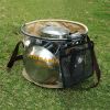 Outdoor Folding Bucket Camping Car Portable Bucket - Khaki - 20L