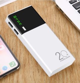 Large Capacity Fast Charging Gift Mobile Power Bank (Option: White-8000mAh)