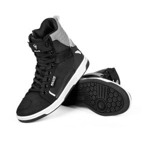 Motorcycle Boots Summer Breathable Drop-resistant Parkour Shoes (Option: Black Gray-46)